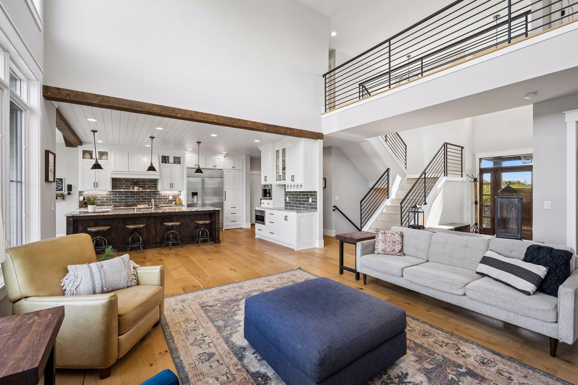 Each room flows right into the next, creating a natural sense of openness and connection.