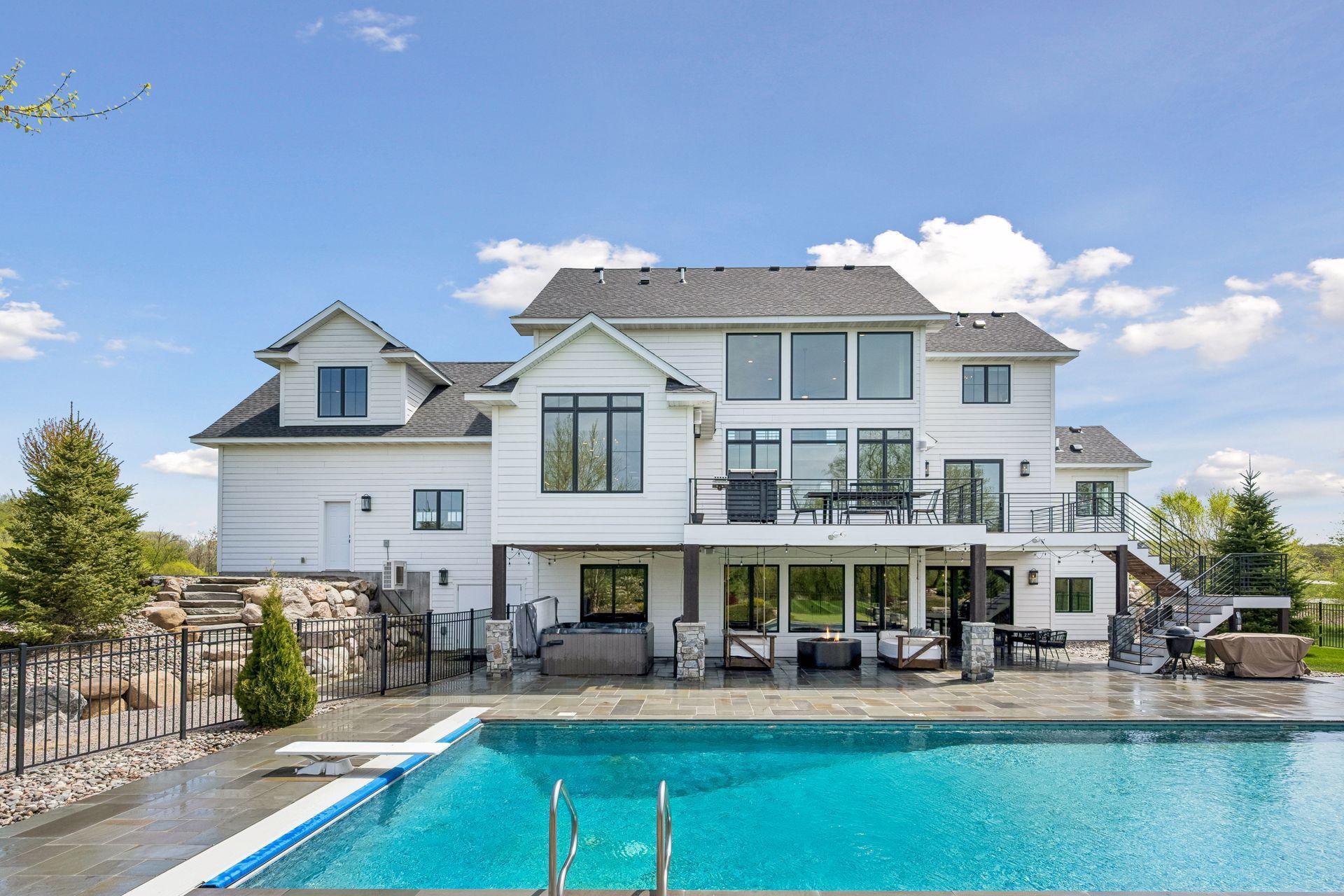 Backyard oasis! Pool, hot tub, firepit, and more!