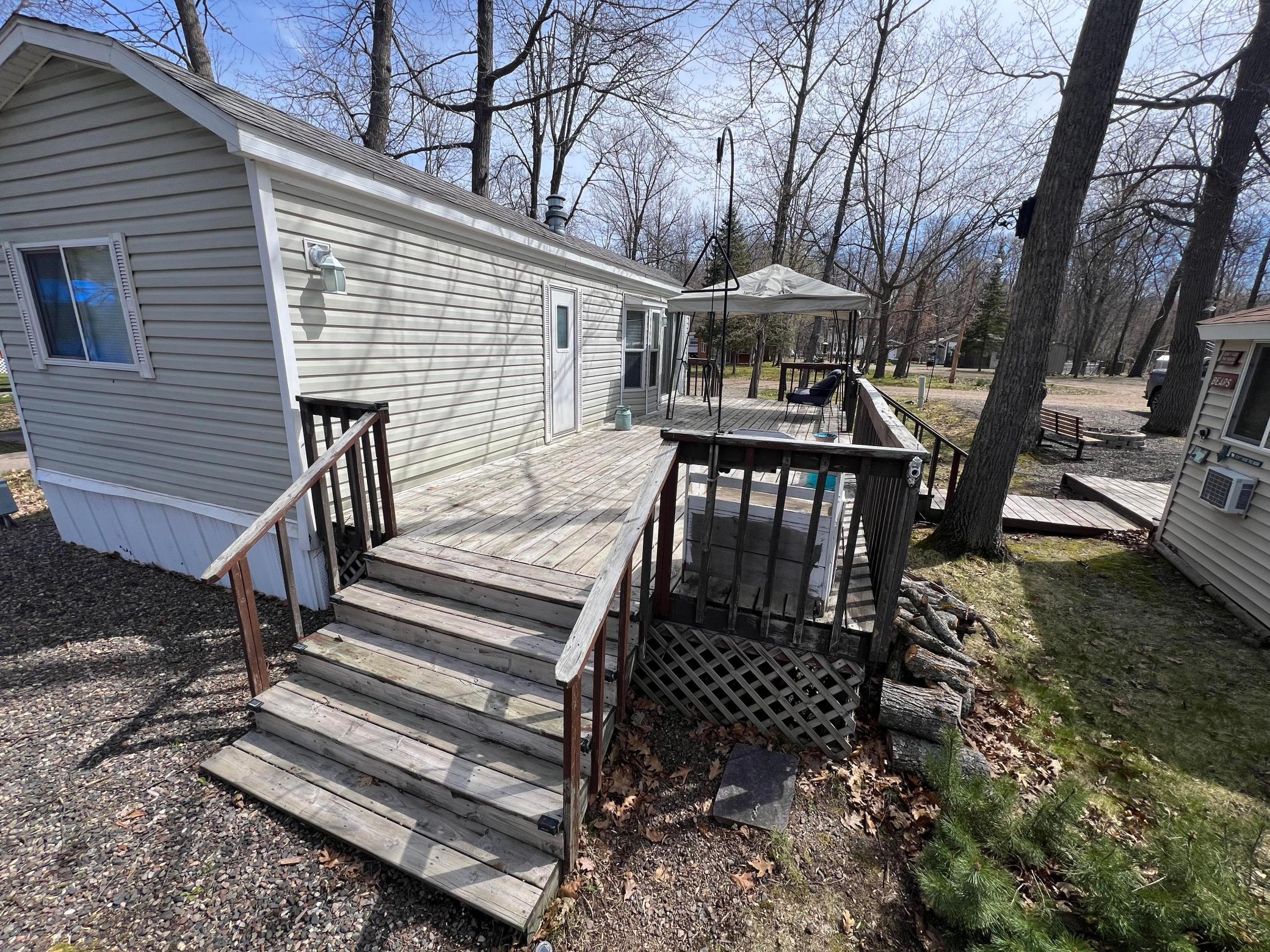 Deck with gazebo