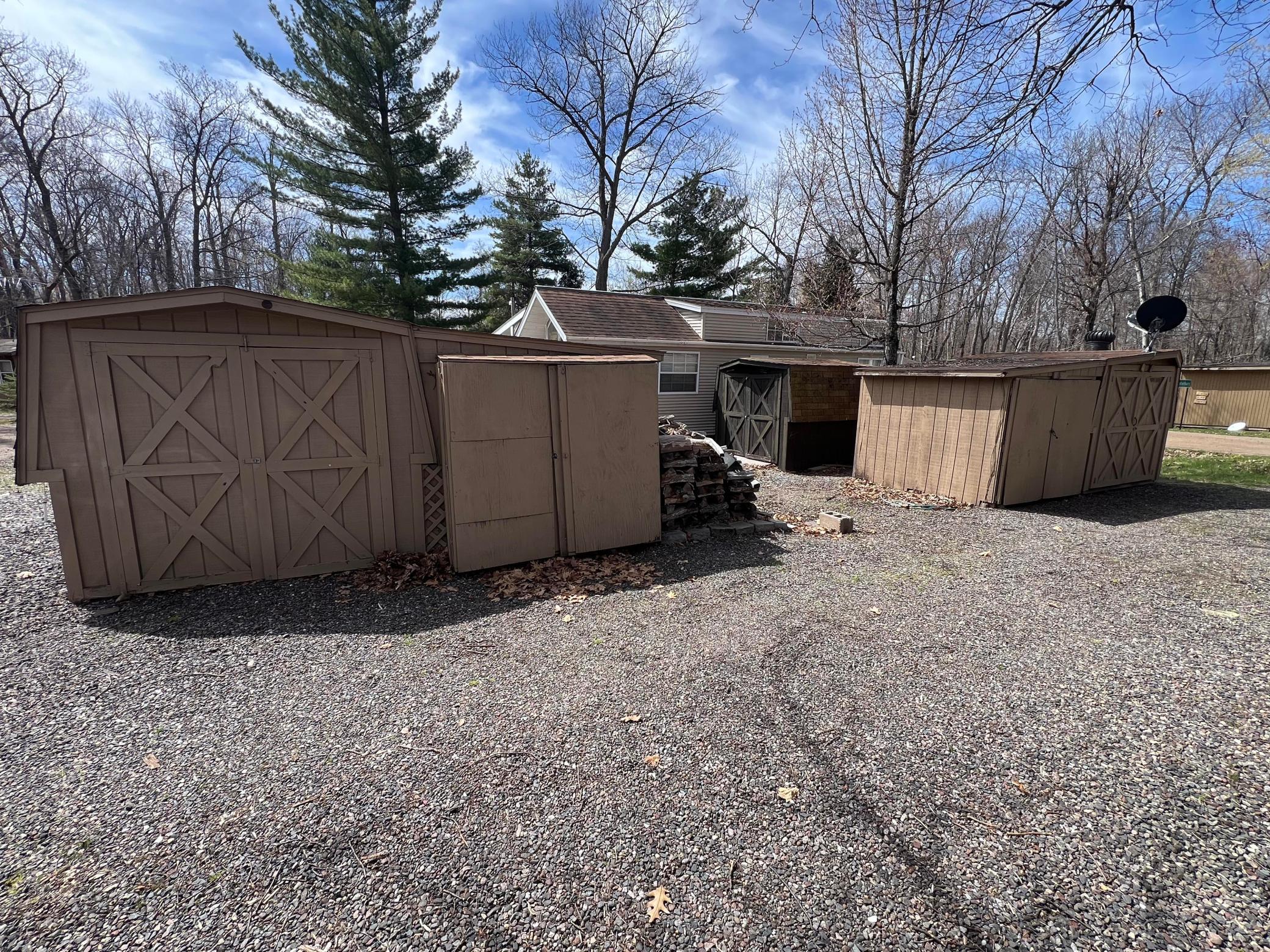 Two Sheds Included