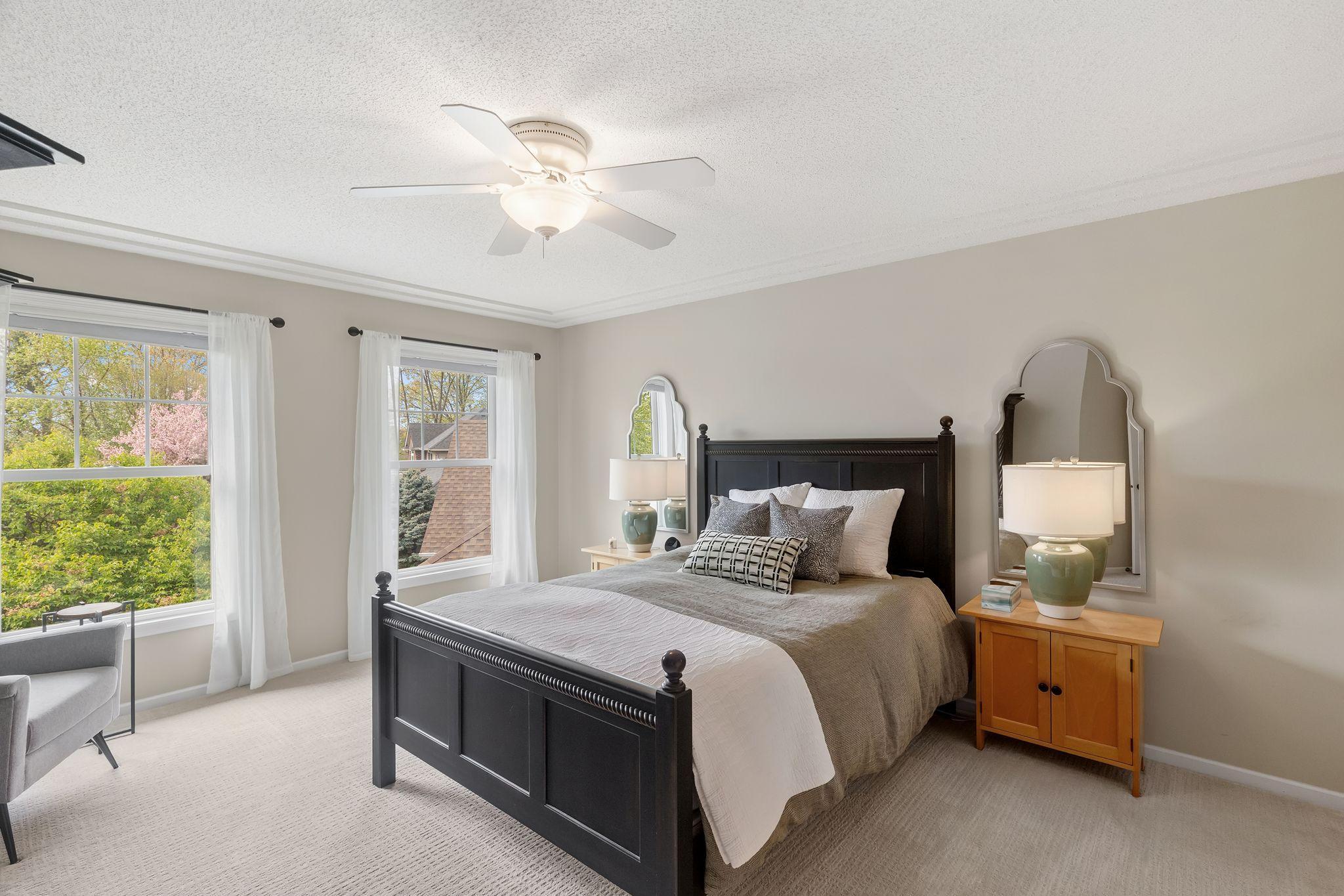 Primary bedroom suite