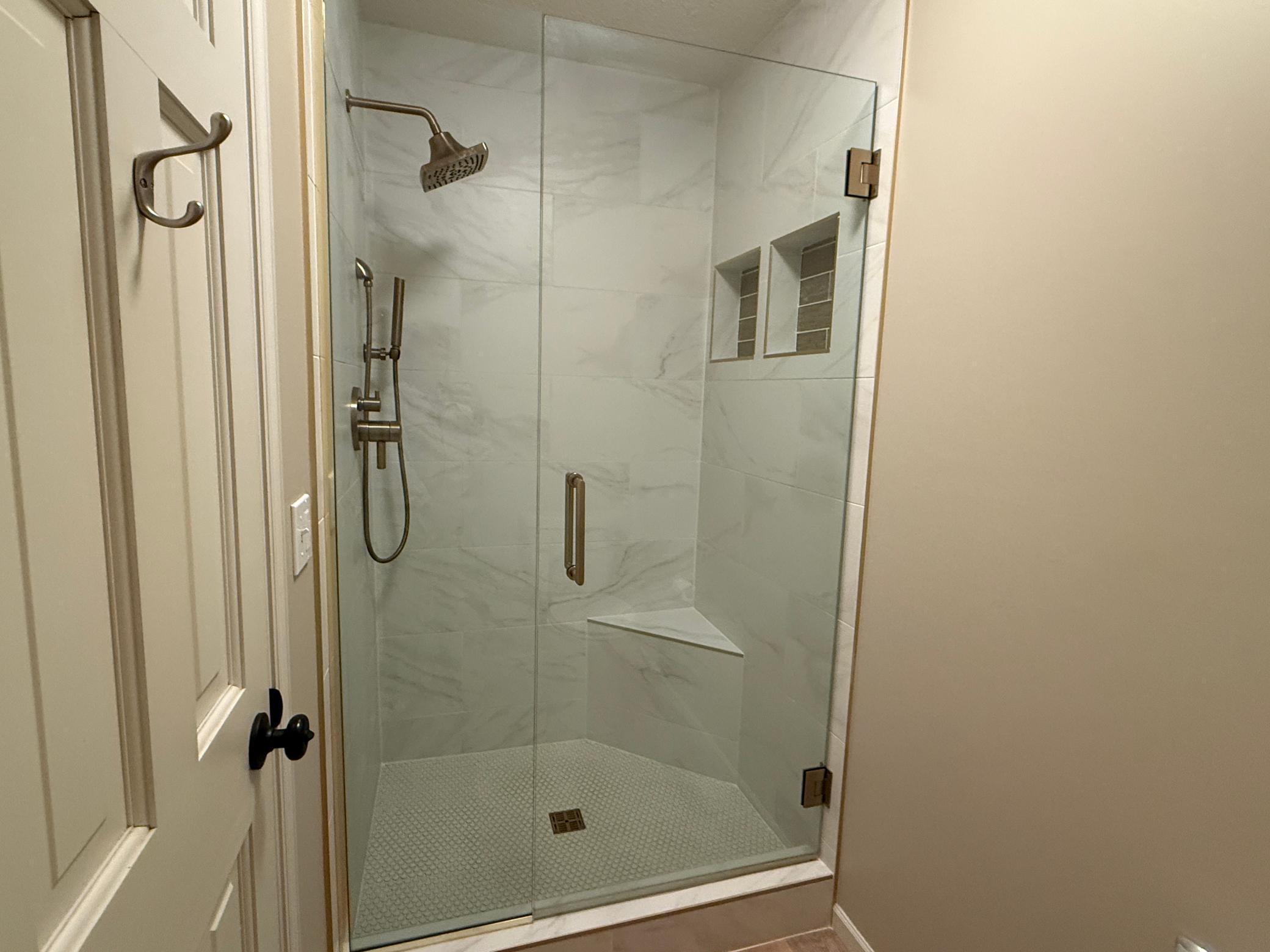 Primary shower and toilet room