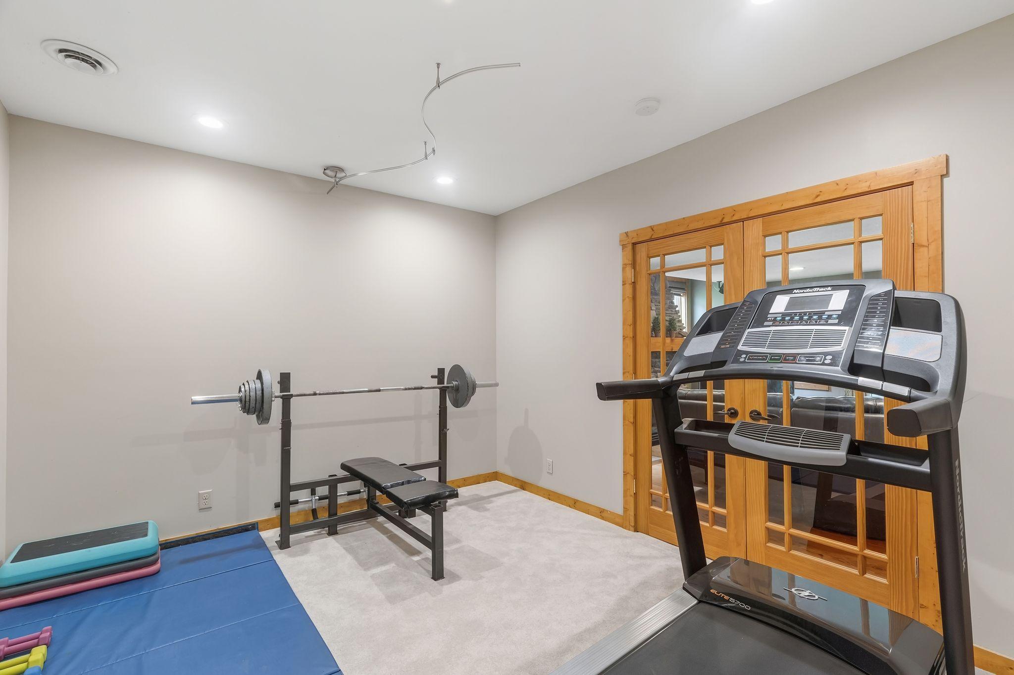 Lower level flex room