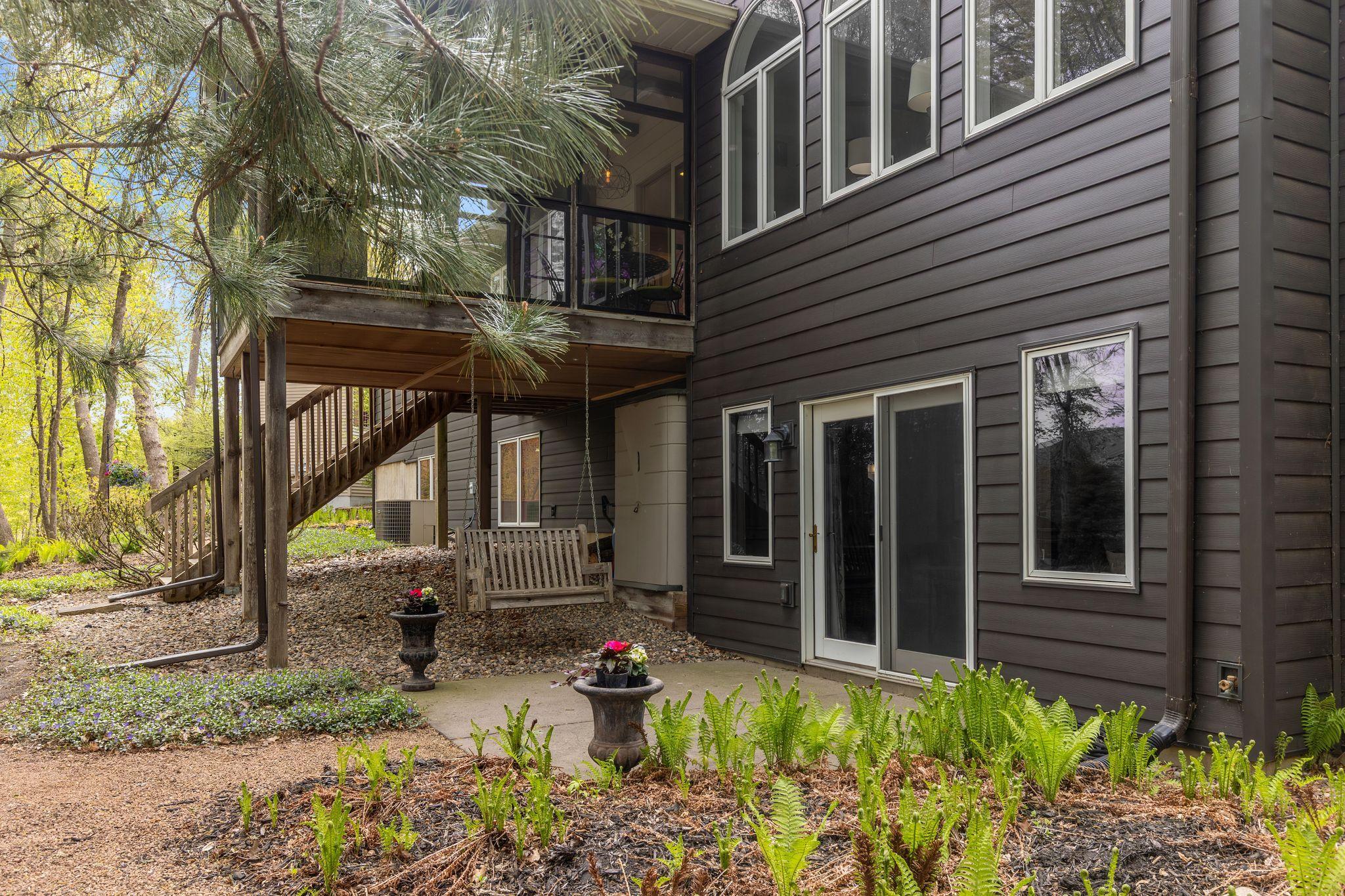Walkout patio