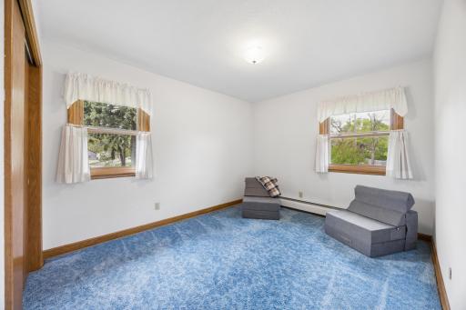 2nd of three bedrooms on one level could also be used for a home office