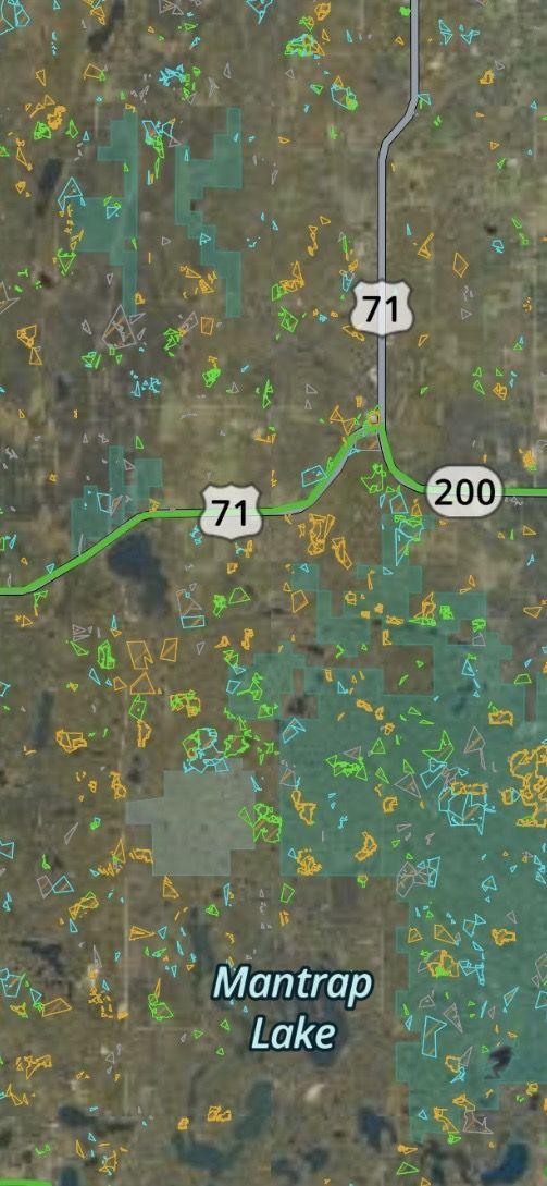 Lots of state and county land in the area