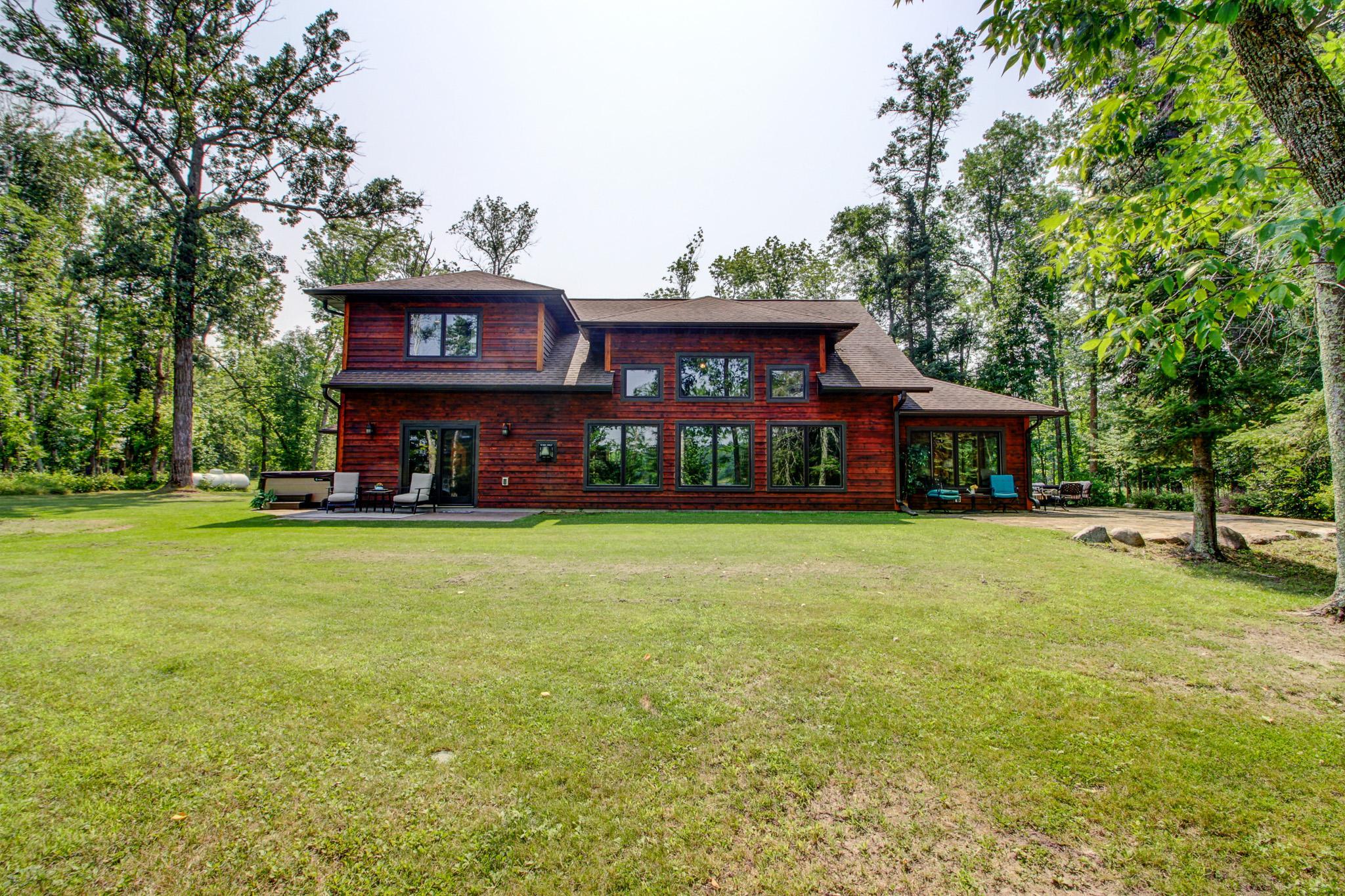 House view from lake