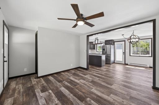 Current owner, created open concept space