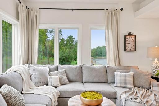Every window features tranquil views and complete privacy.