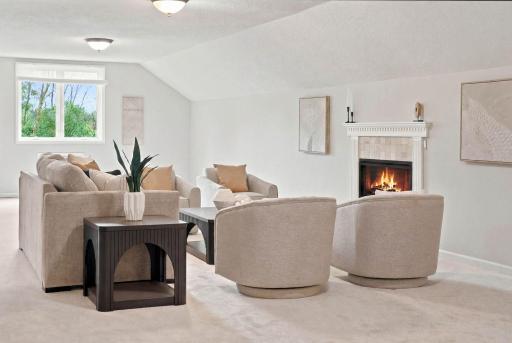 Not too mention a fireplace to keep it cozy on cool days.