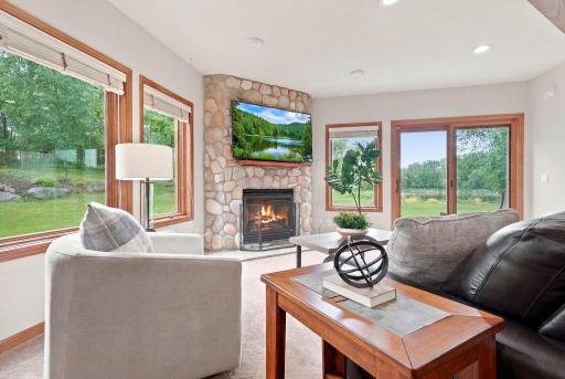 Walkout lower level steps right out to your backyard oasis.