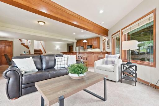Walkout lower level offers more living space.