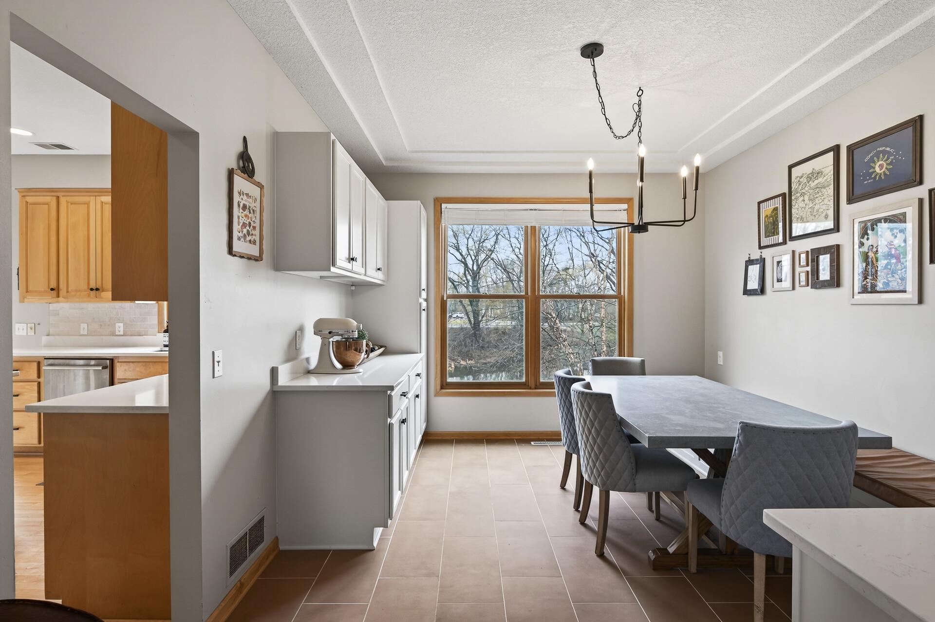 Additional cabinetry and appliance charging cabinet