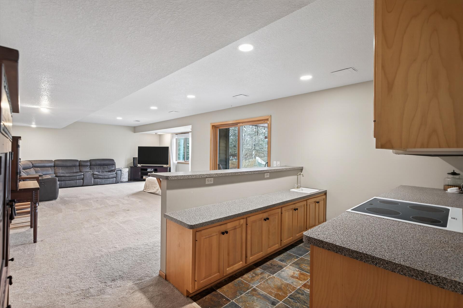 Full basement kitchen