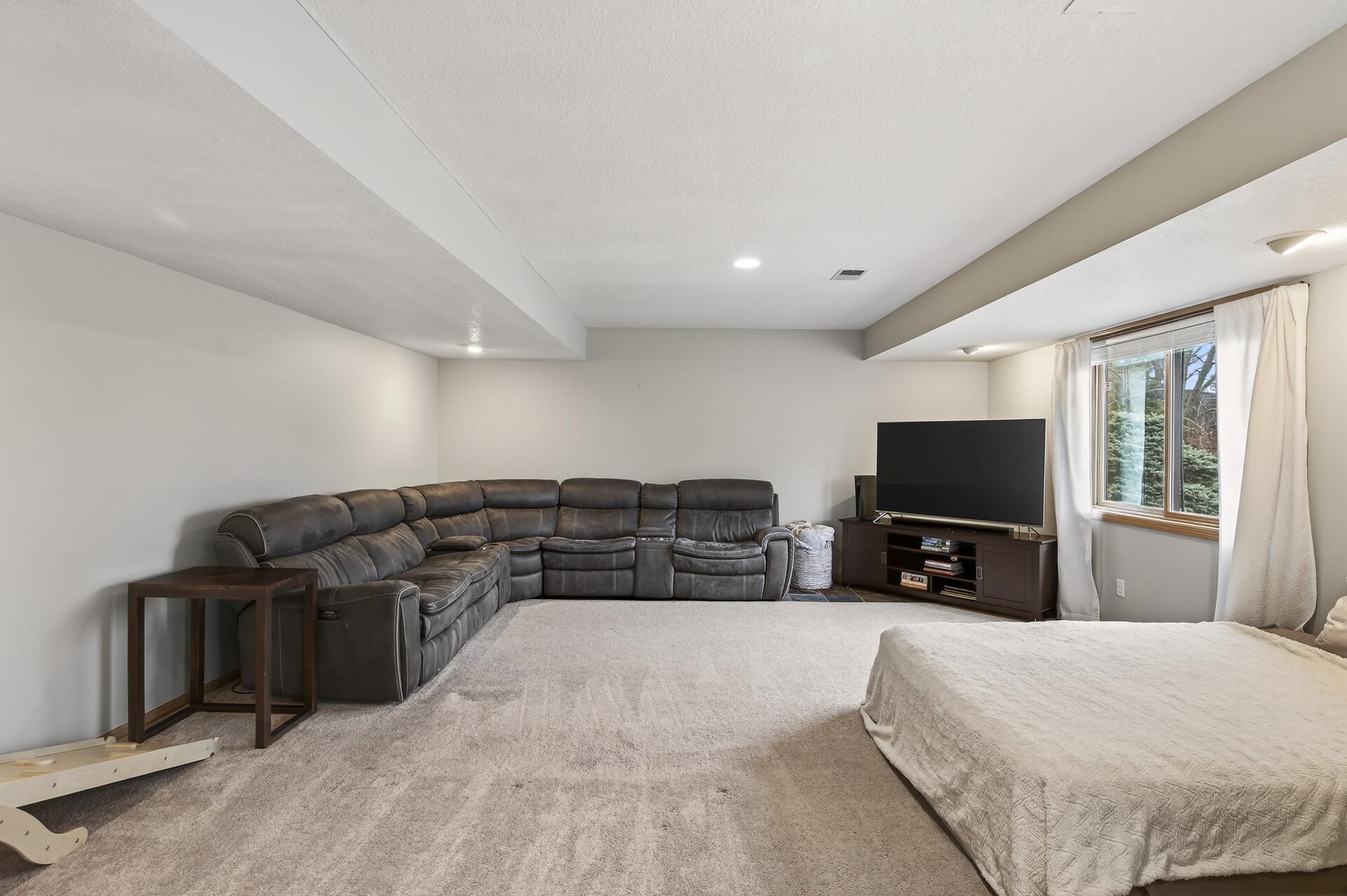 Basement living area