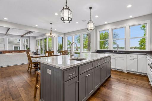 Open design ideal for everyday living and entertaining.