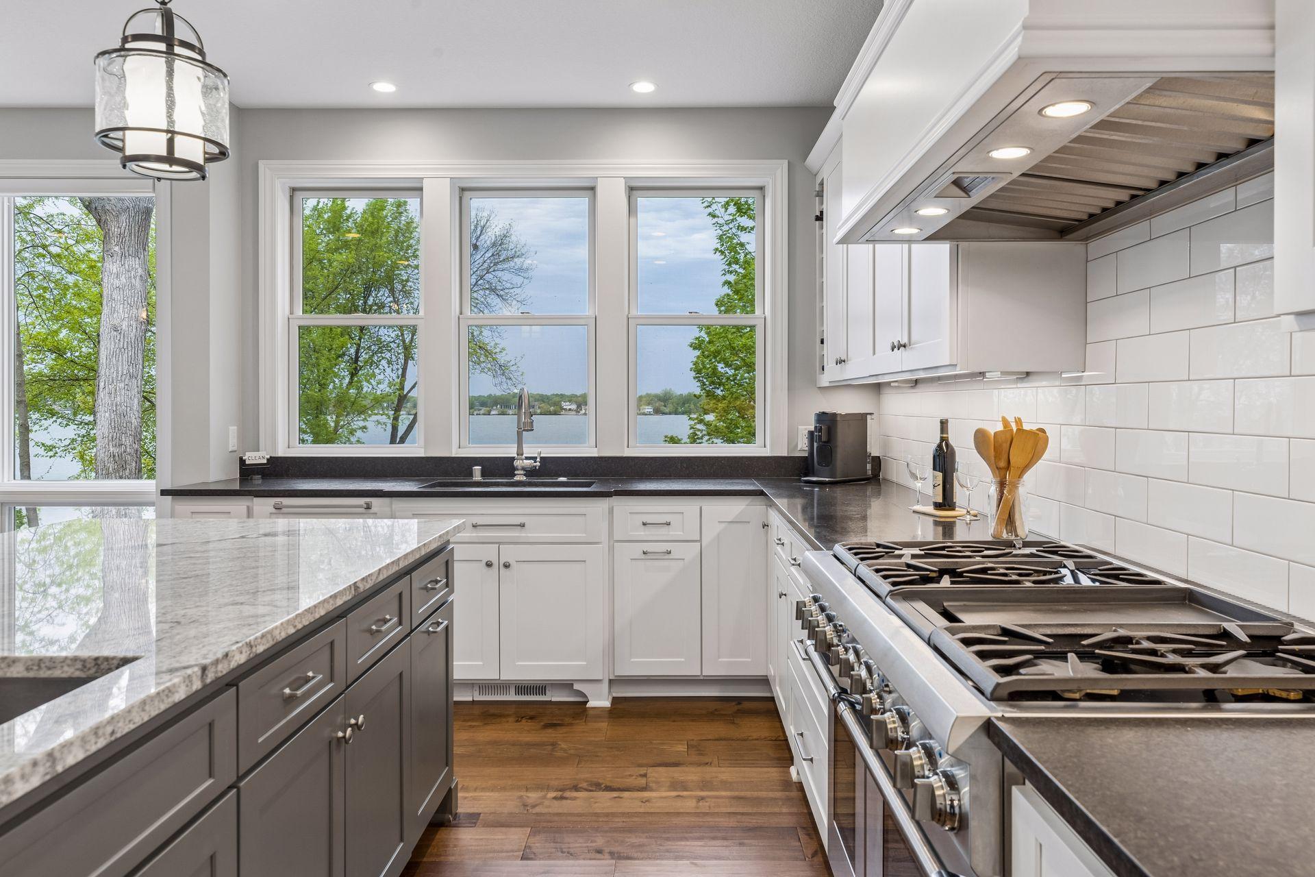 Views of the lake from every room on the main floor!