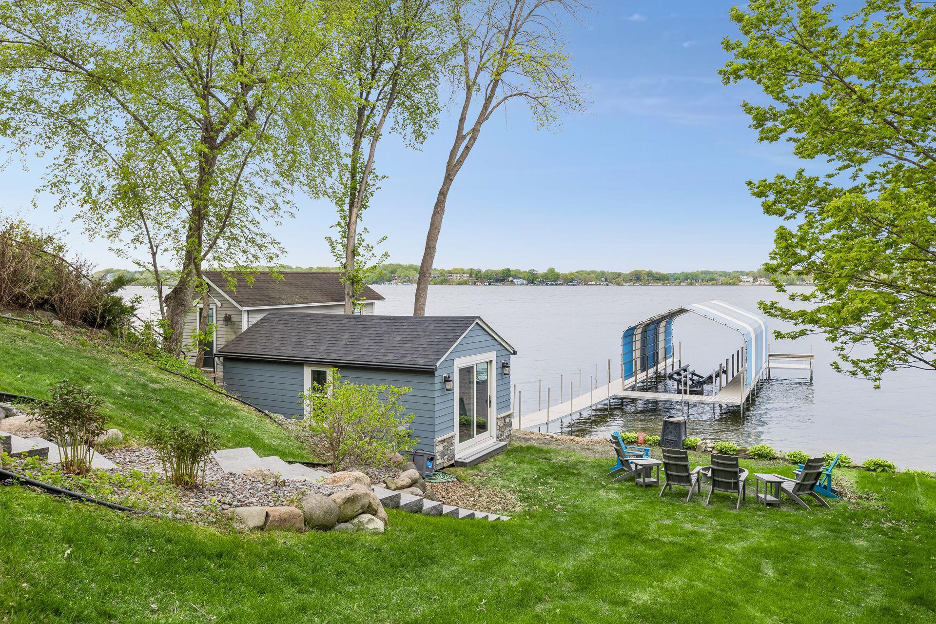 Step into the backyard oasis ready for summertime bonfires.