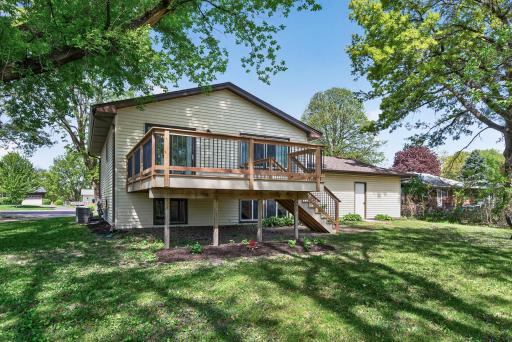 Enjoy this spacious backyard all season long!