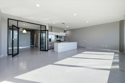 Open-concept kitchen flows effortlessly into the living areaâideal for entertaining and modern living.