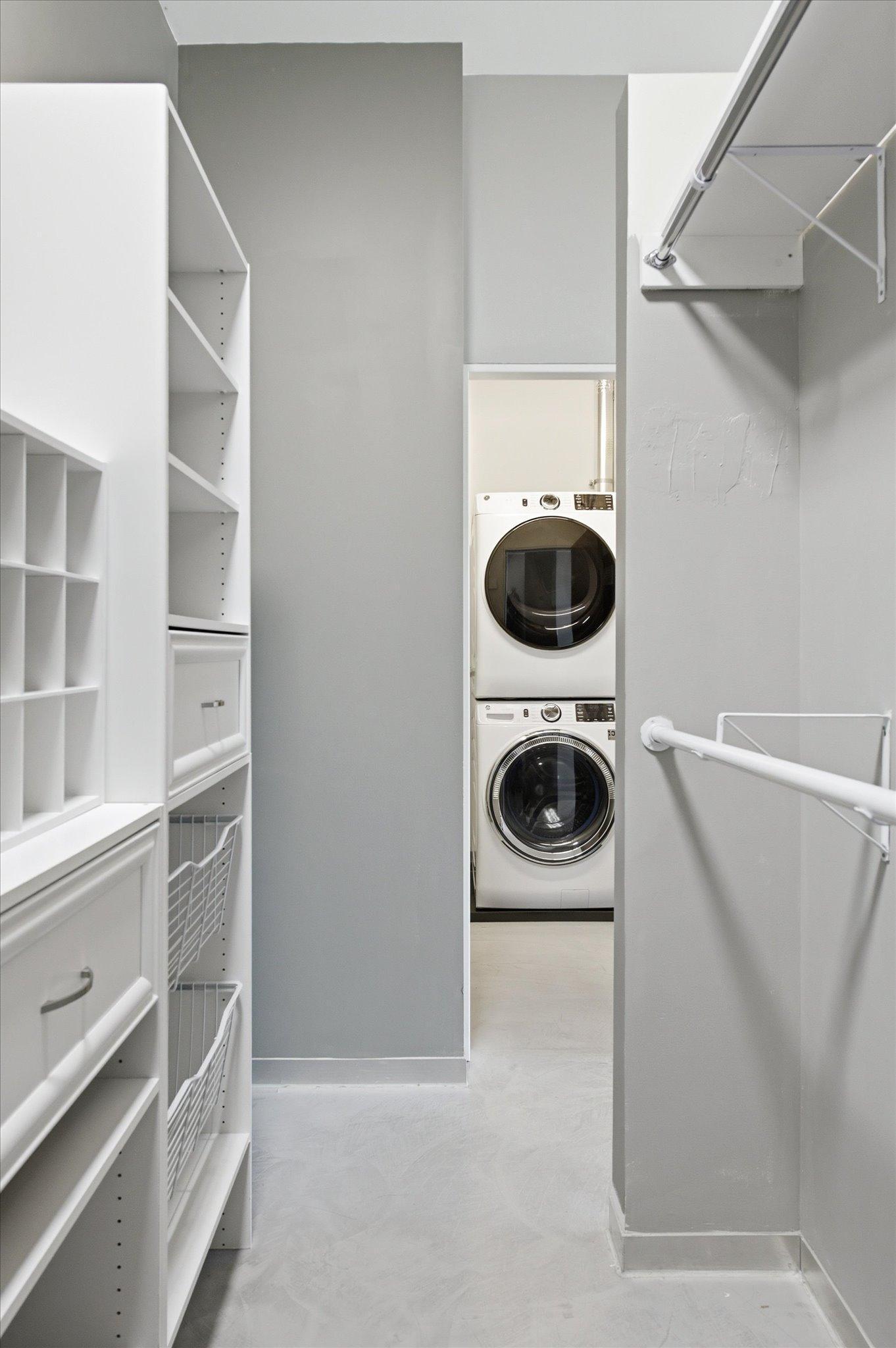 Convenient Laundry Room – Discreet & Functional.