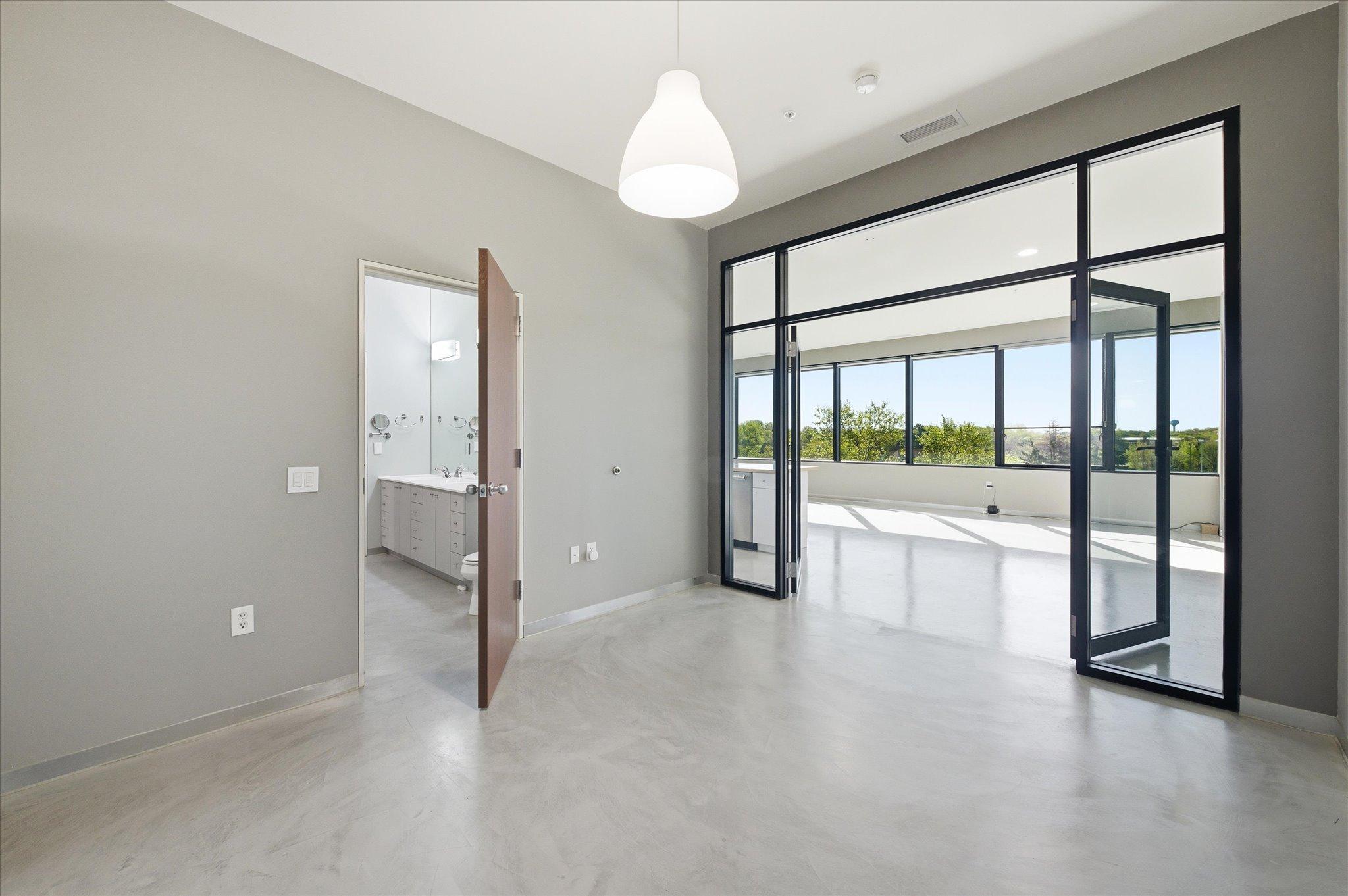 French Glass Doors – Bedroom with Natural Light.