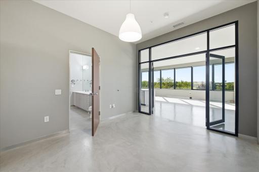 French Glass Doors â Bedroom with Natural Light.