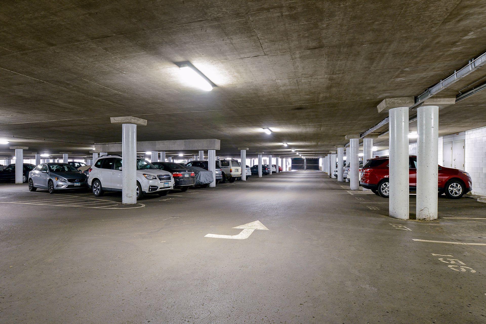 Underground Garage – Weather-Protected Parking.