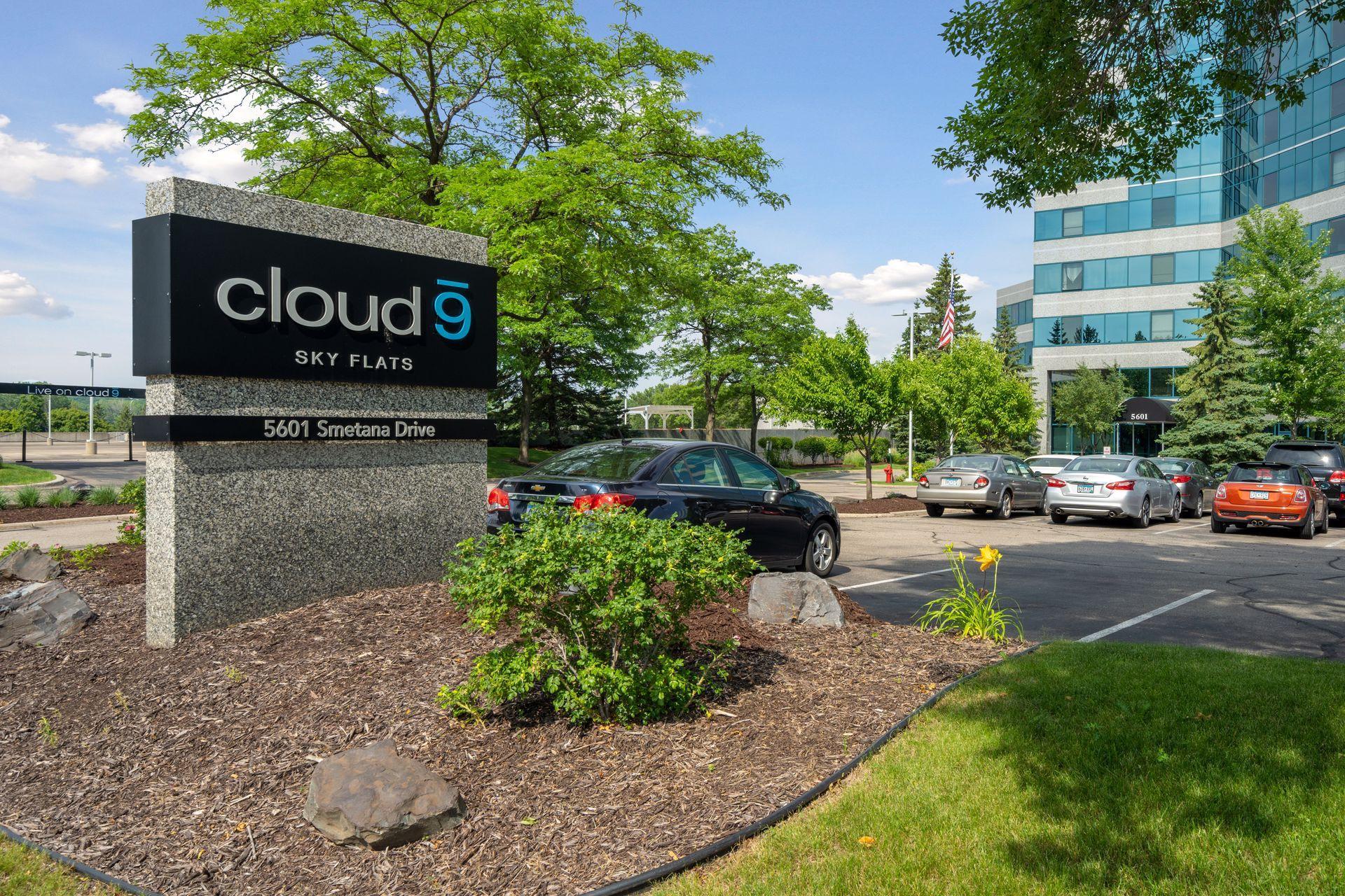 Front Building Sign – Cloud 9 Skyflats Condominiums