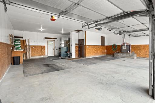 Attached garage