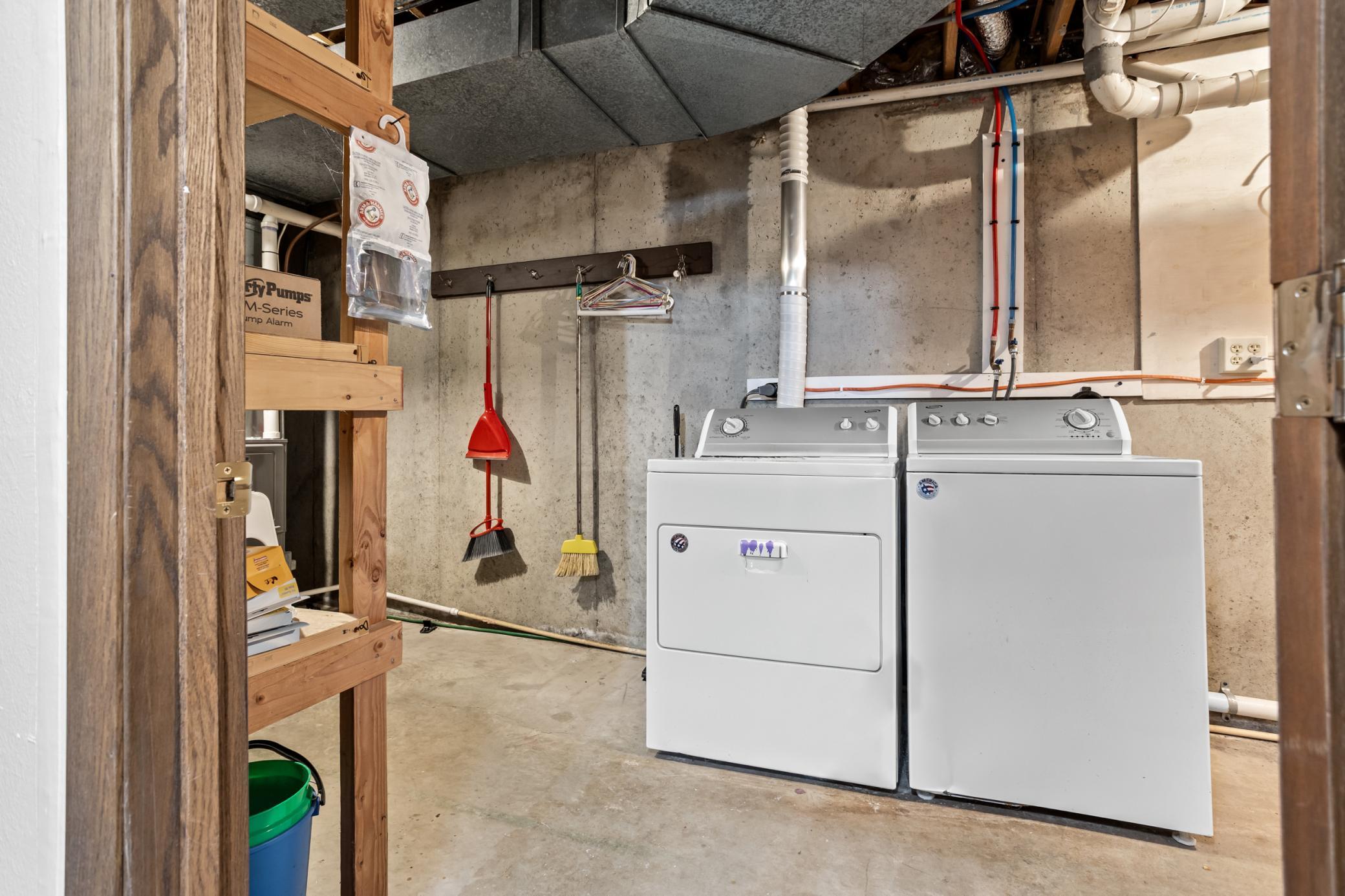 basement laundry