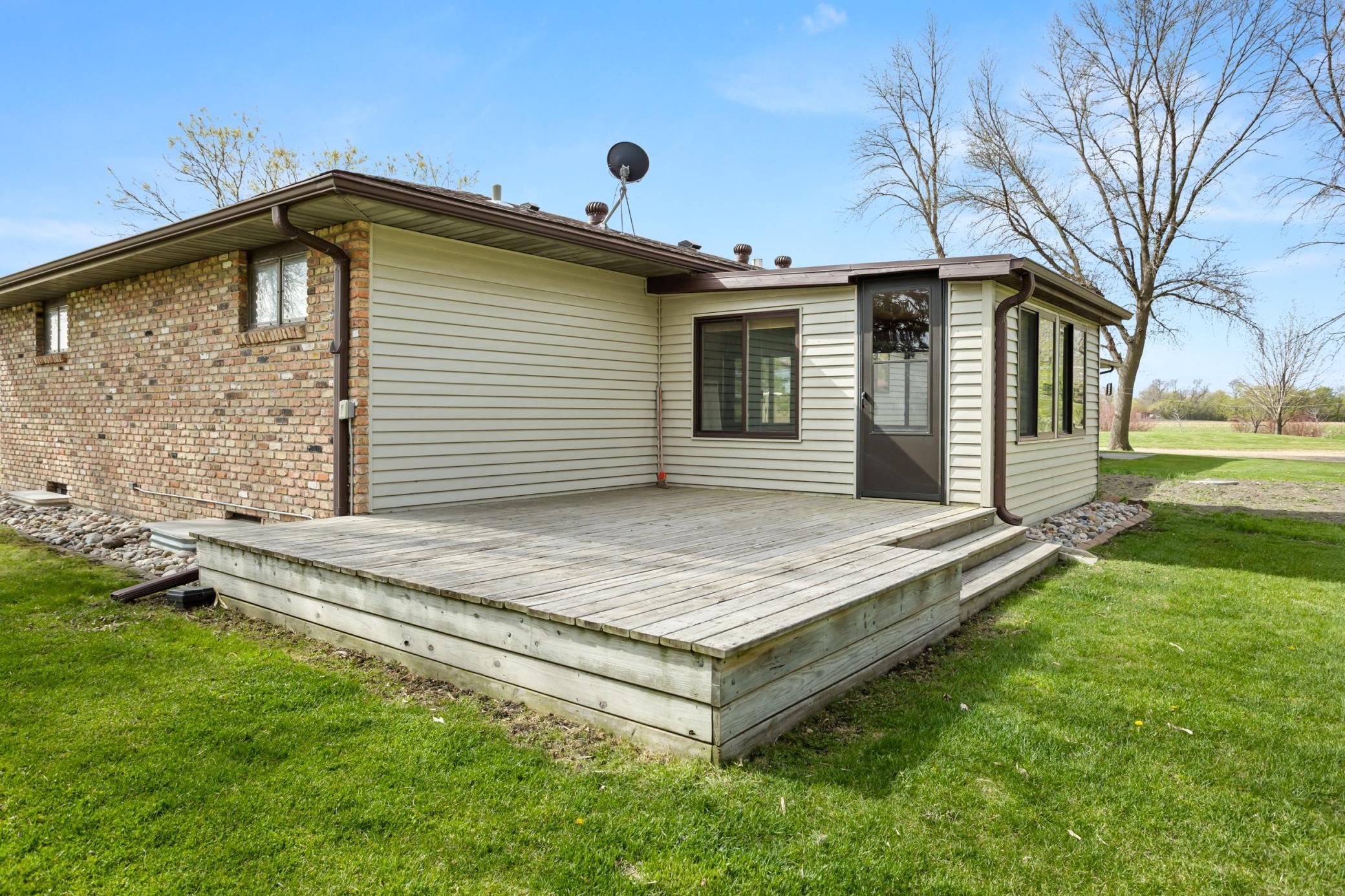 Deck off sunroom
