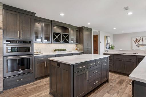 Chef-inspired kitchen offers the perfect blend of functionality, warmth, and sophisticated design.