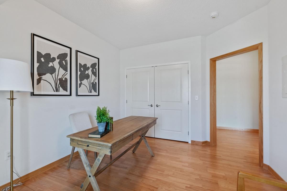 Many of the closets have double-doors. No bi-folds in this unit!