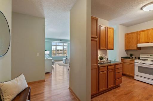 A well designed entry means you don't walk right into the living room like some of these units.