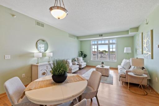 Solid surface flooring through the ENTIRE unit.