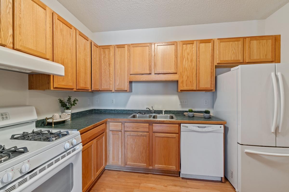 Most of these cabinets have pull out shelving...a dream come true!