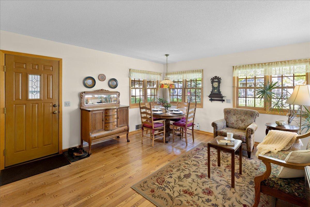 Addition with dining/living room space