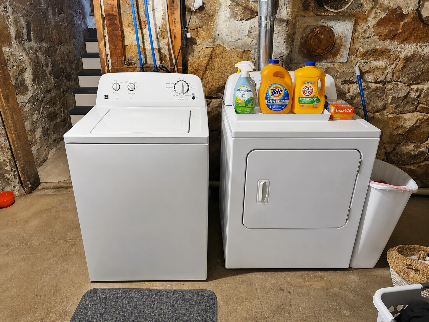 Laundry Area in Basement