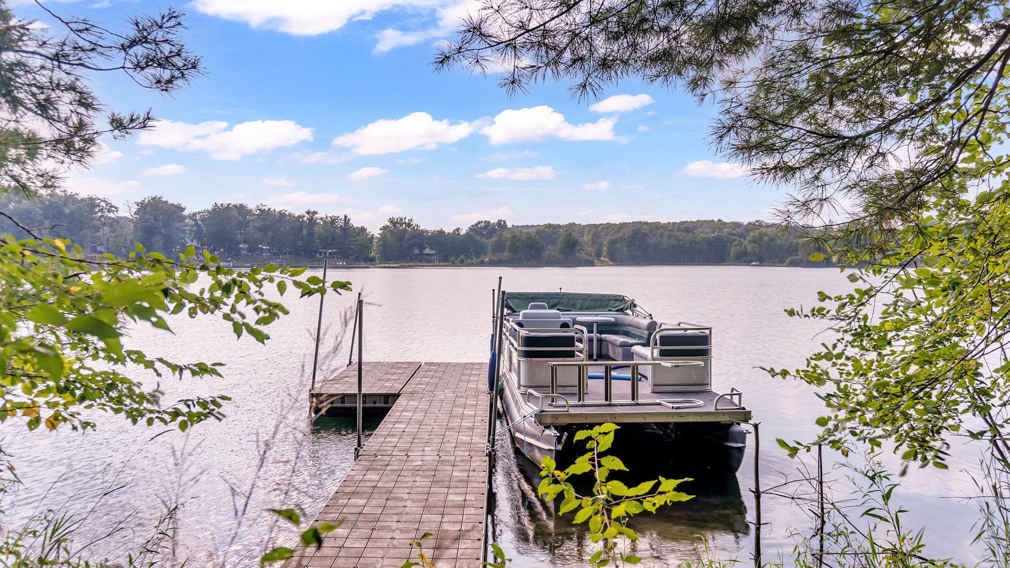 Pontoon and dock