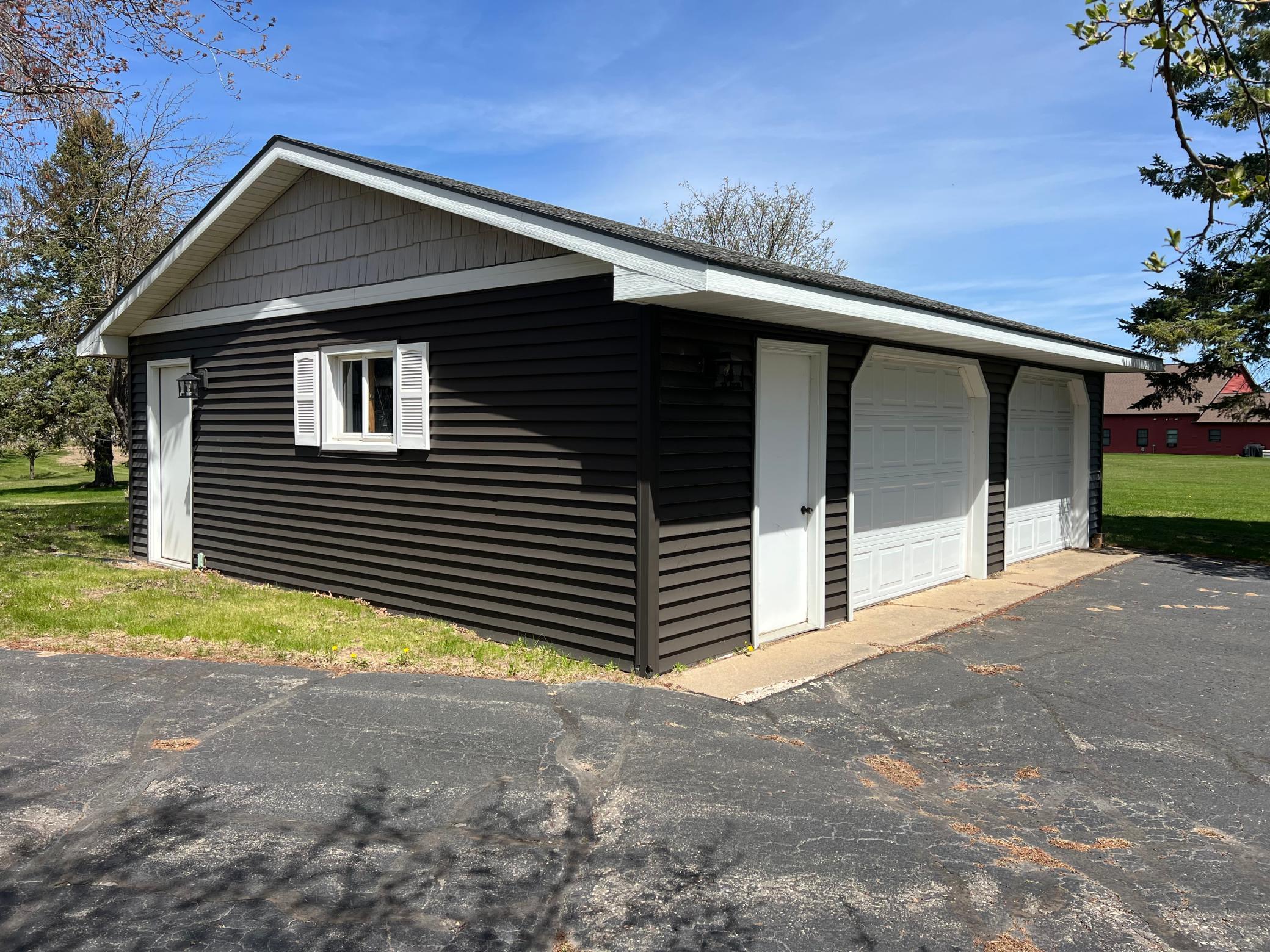 Two car garage stall