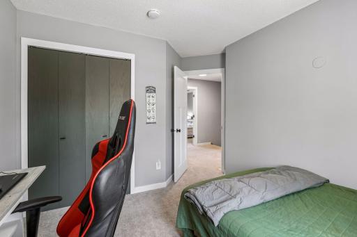The third bedroom also has a good sized closet with double doors.