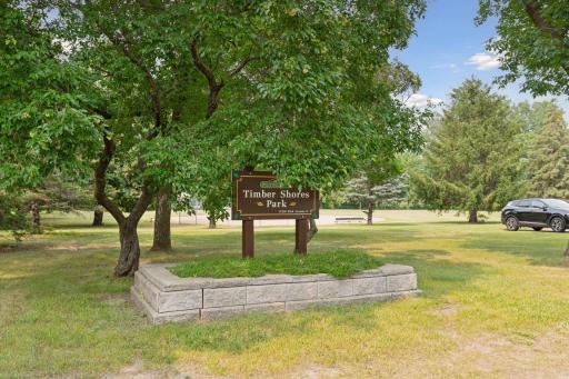 Timber Shores Park is also near the home, to the North.