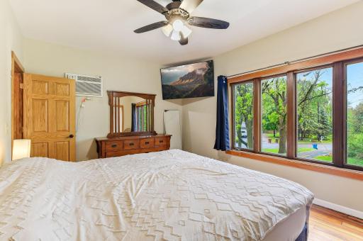 Expansive windows that bring in soft daylight and frame relaxing views.