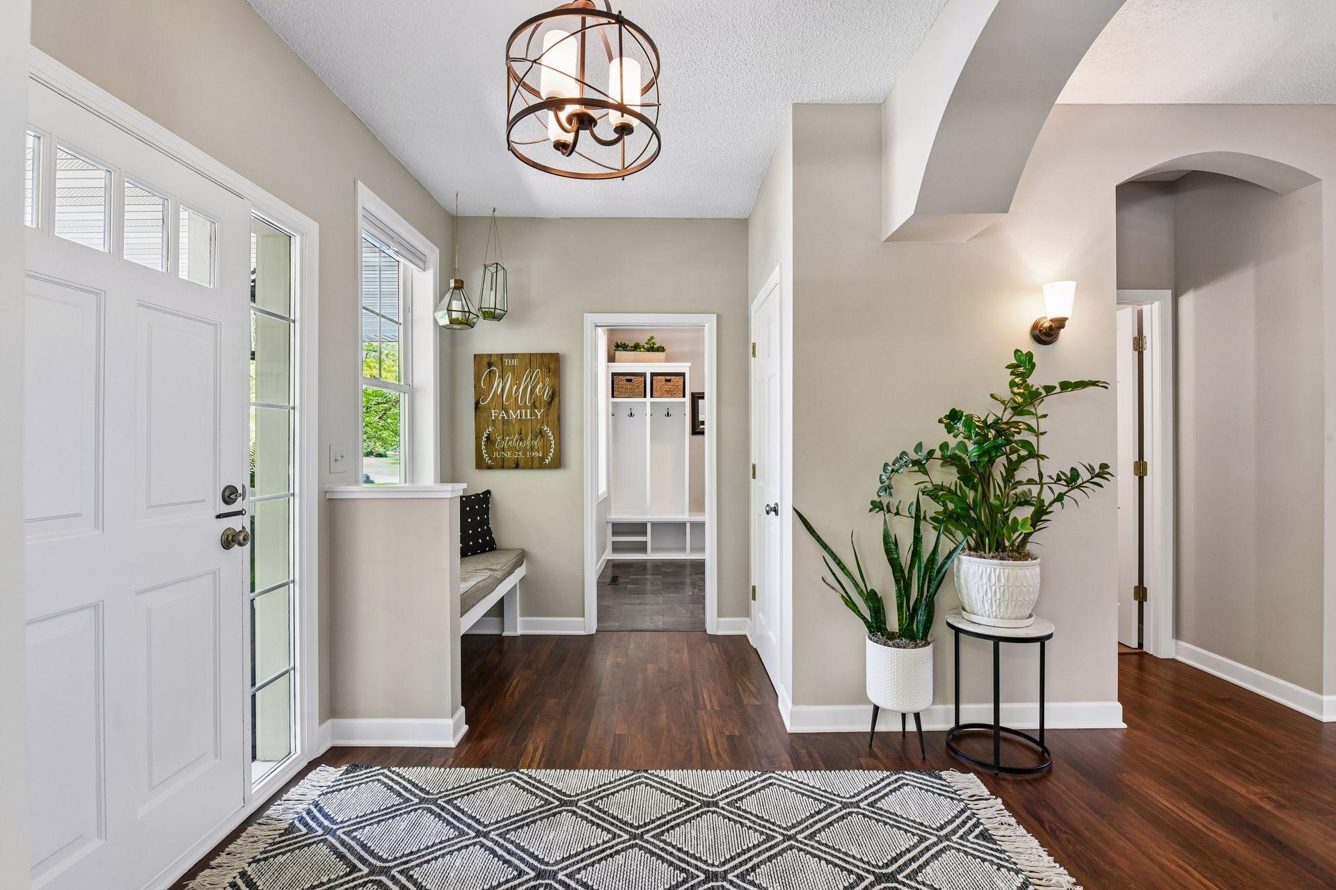 Step inside to discover a warm and welcoming home loaded with character and designer details.