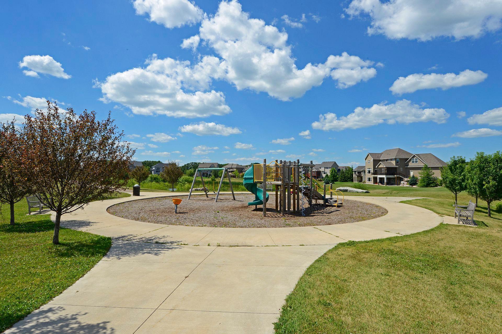 With two playground in the neighborhood, there is no end to the fun!