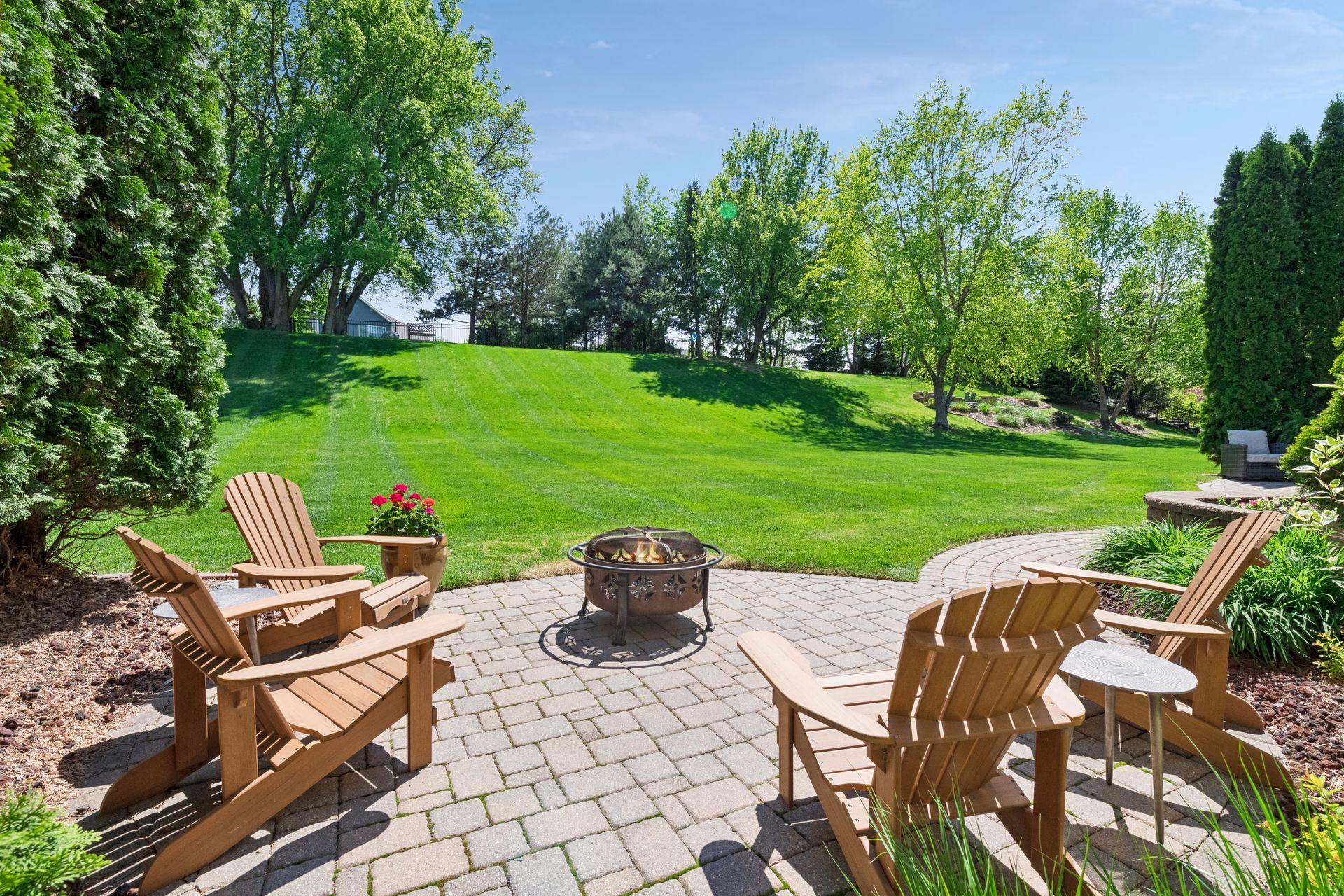 This home offers many spaces to enjoy cozy conversations or simply relax while enjoying the peaceful setting.