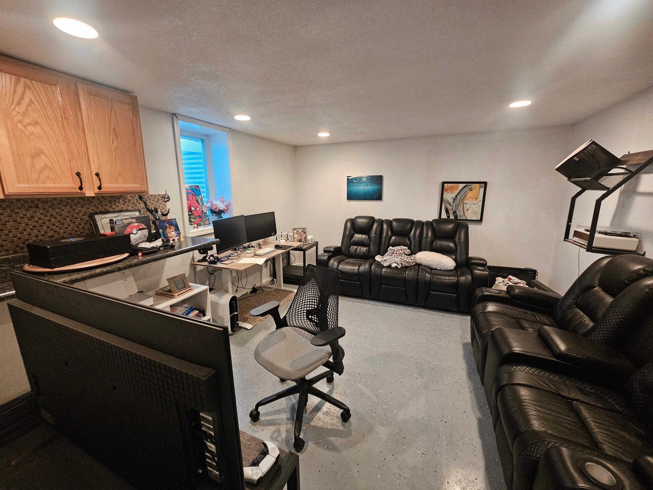 Basement family room