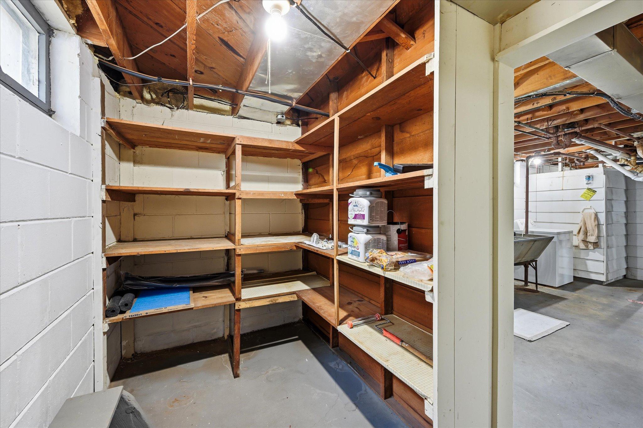 Canning or wine storage