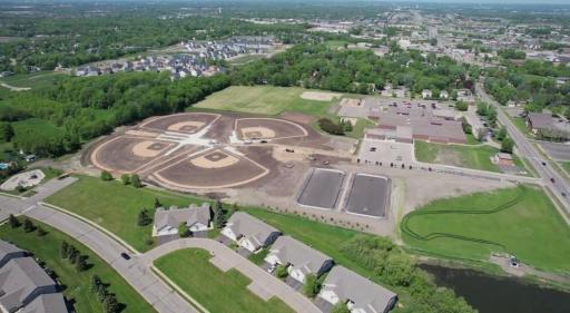 Just across the road to the north is South Community Park